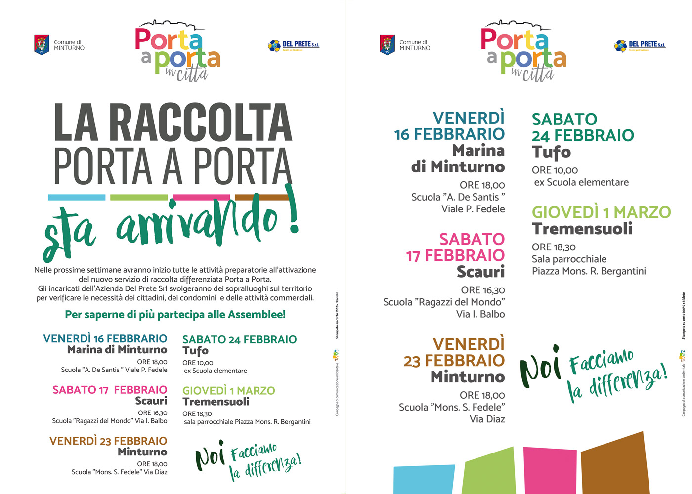 porta porta minturno igiene ubana del prete